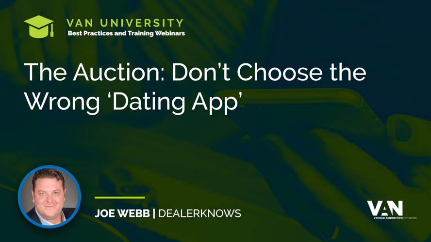 The Auction: Don’t Choose the Wrong ‘Dating App’