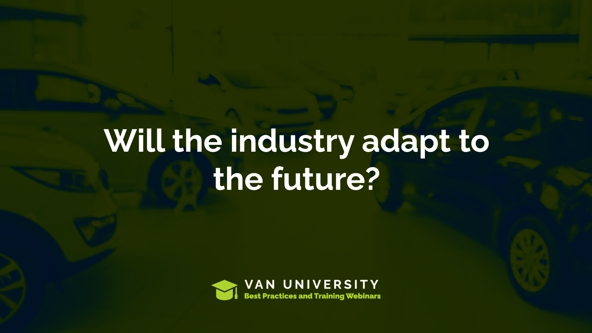 Will the auto industry adapt to the future?