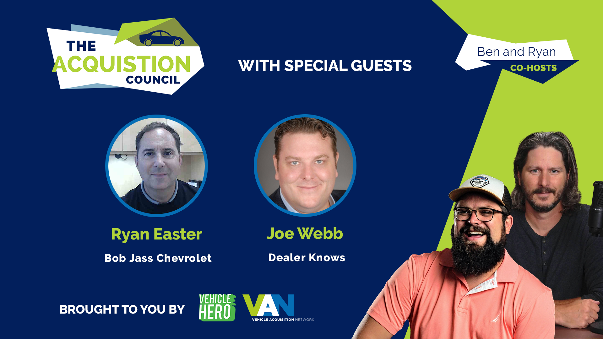 Joe Webb and Ryan Easter on the Acquisition Council w/ Ben Dykstra and Ryan Gerardi